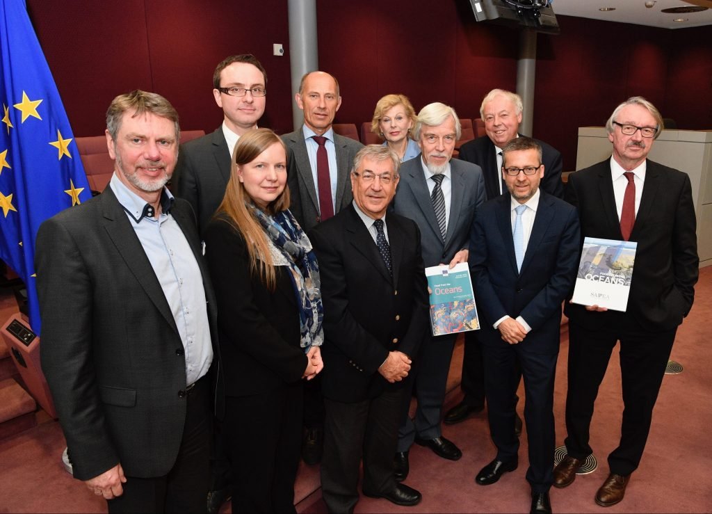 Handover to European Commissioners, Brussels, November 2017